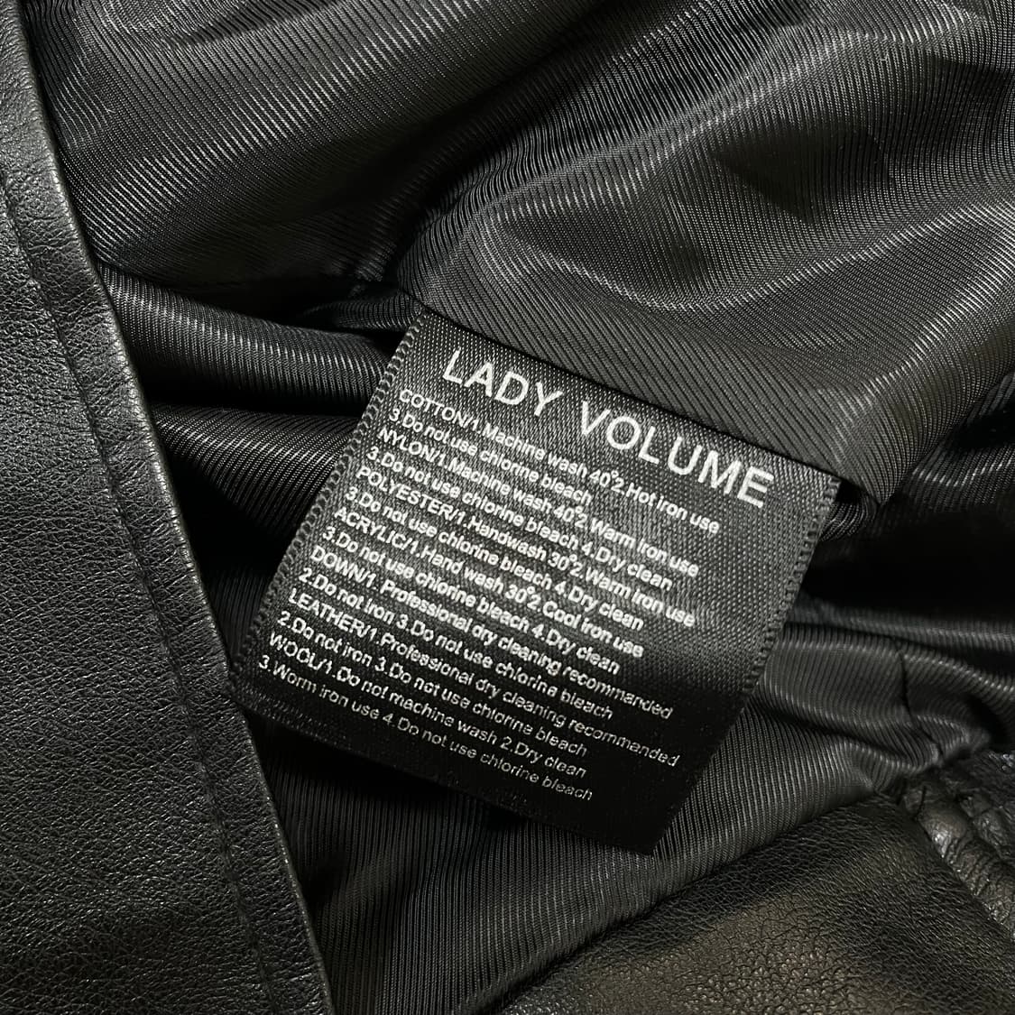 레이디볼륨 레더 가죽 자켓 FREE 상품이미지7