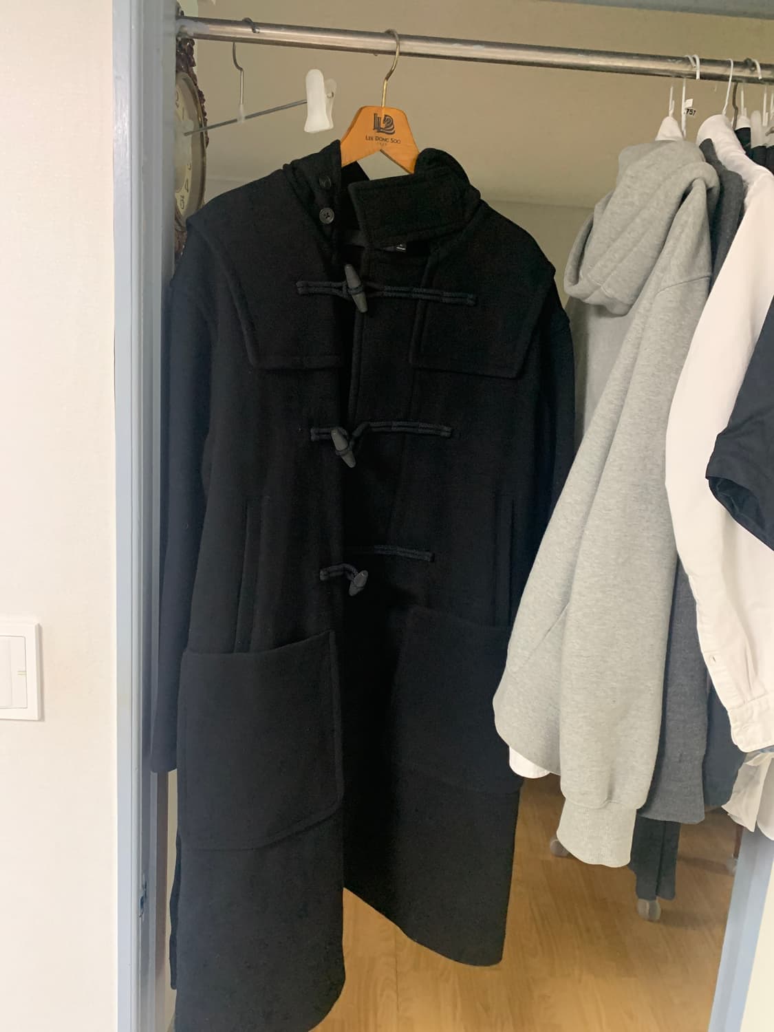 유니클로 +j 더플코트 L 블랙 상품이미지2