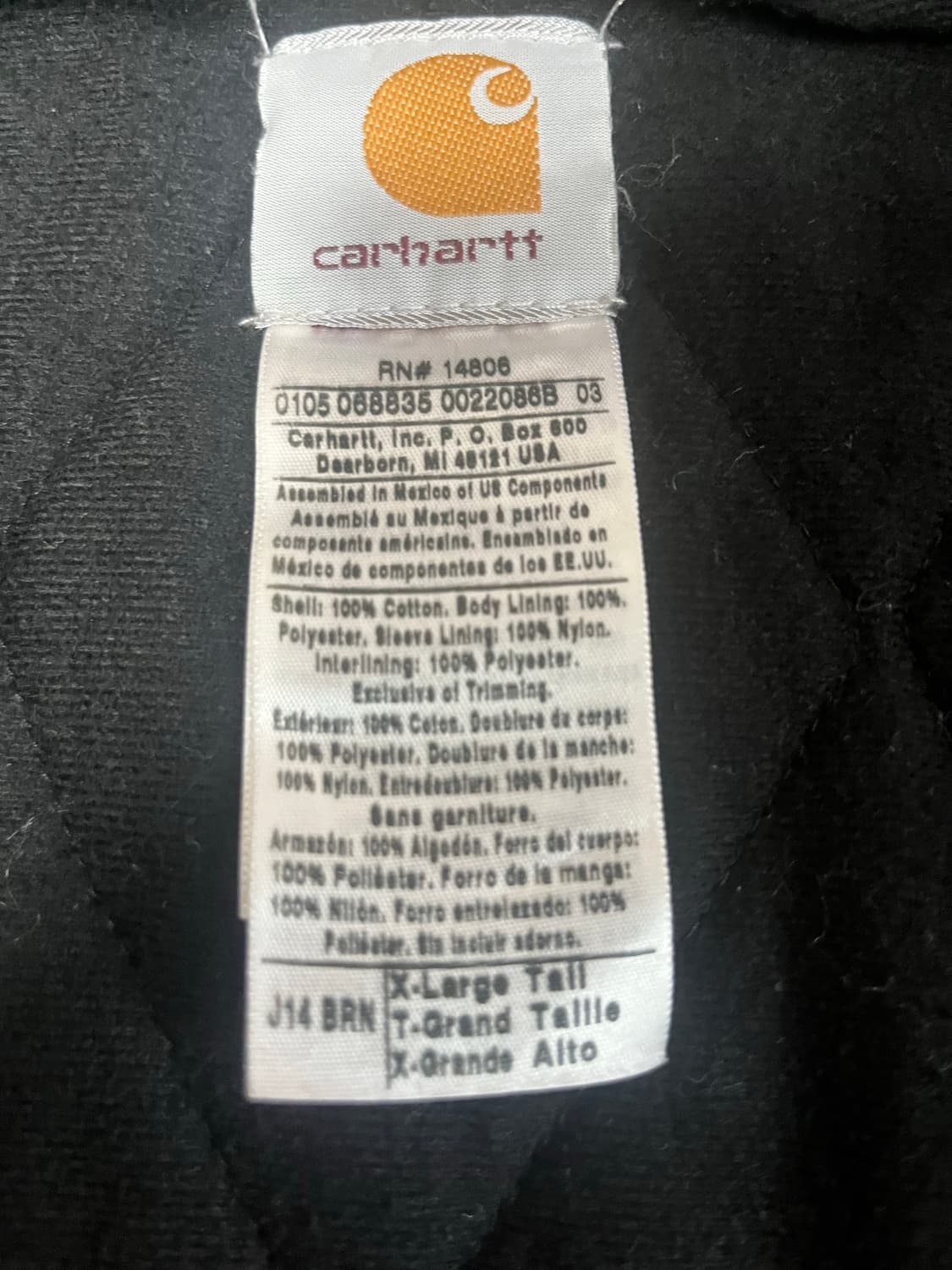 칼하트 j14 brn 산타페 자켓 상품이미지4