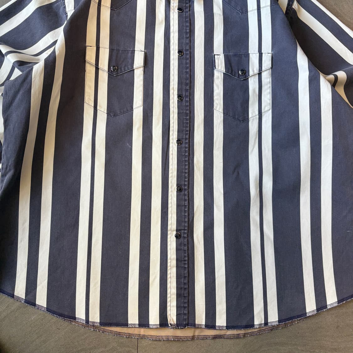 랭글러 웨스턴 긴팔 스트라이프 셔츠 상품이미지4