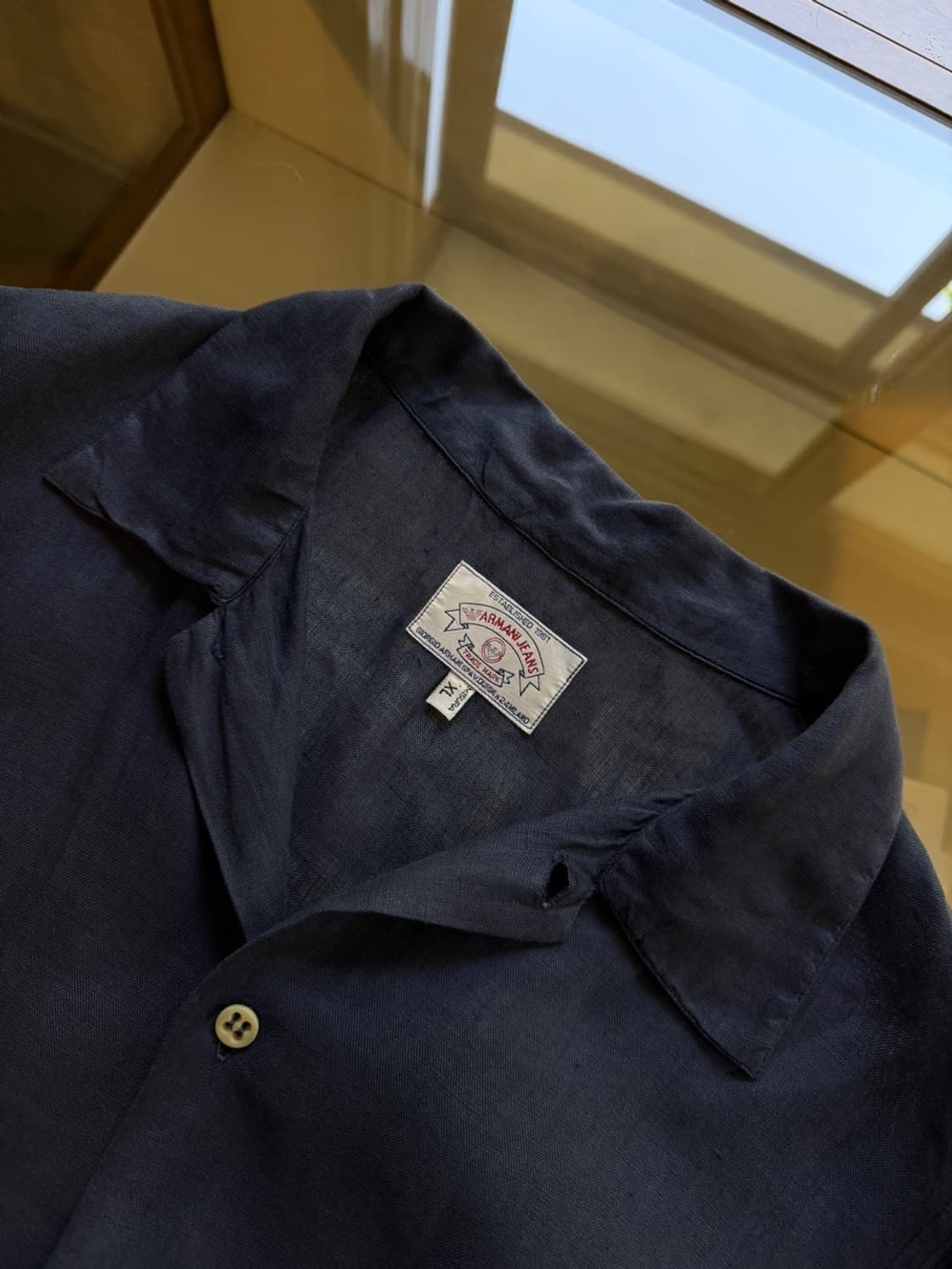 아르마니진스 오픈칼라넥 셔츠 100 상품이미지8