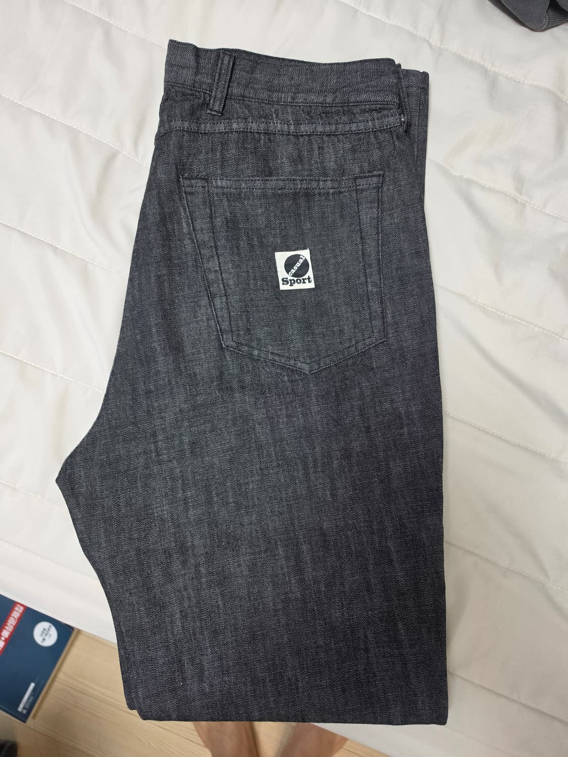 헤리티지플로스 흑청 데님 팬츠 M 상품이미지5