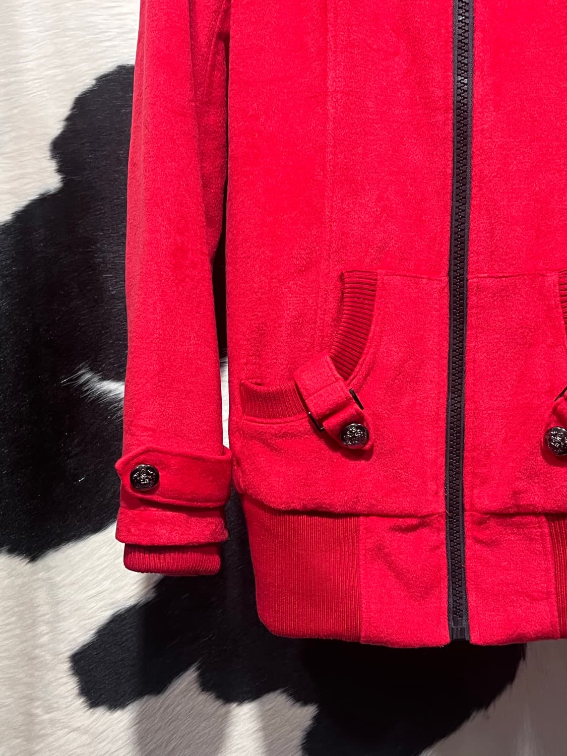 카라 레오파드 포인트 Y2K 집업 상품이미지6