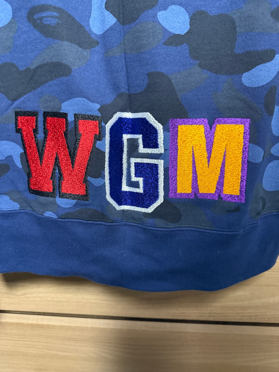 베이프 샤크 블루 집업 상품이미지8