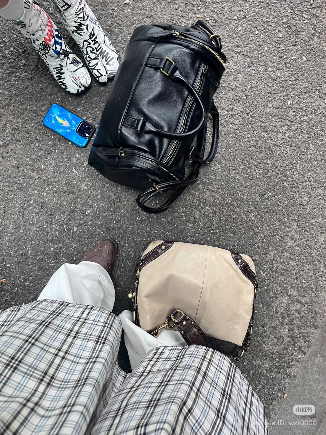 90s coach carly carmel 카멜 브라운 레더 숄더백  상품이미지2