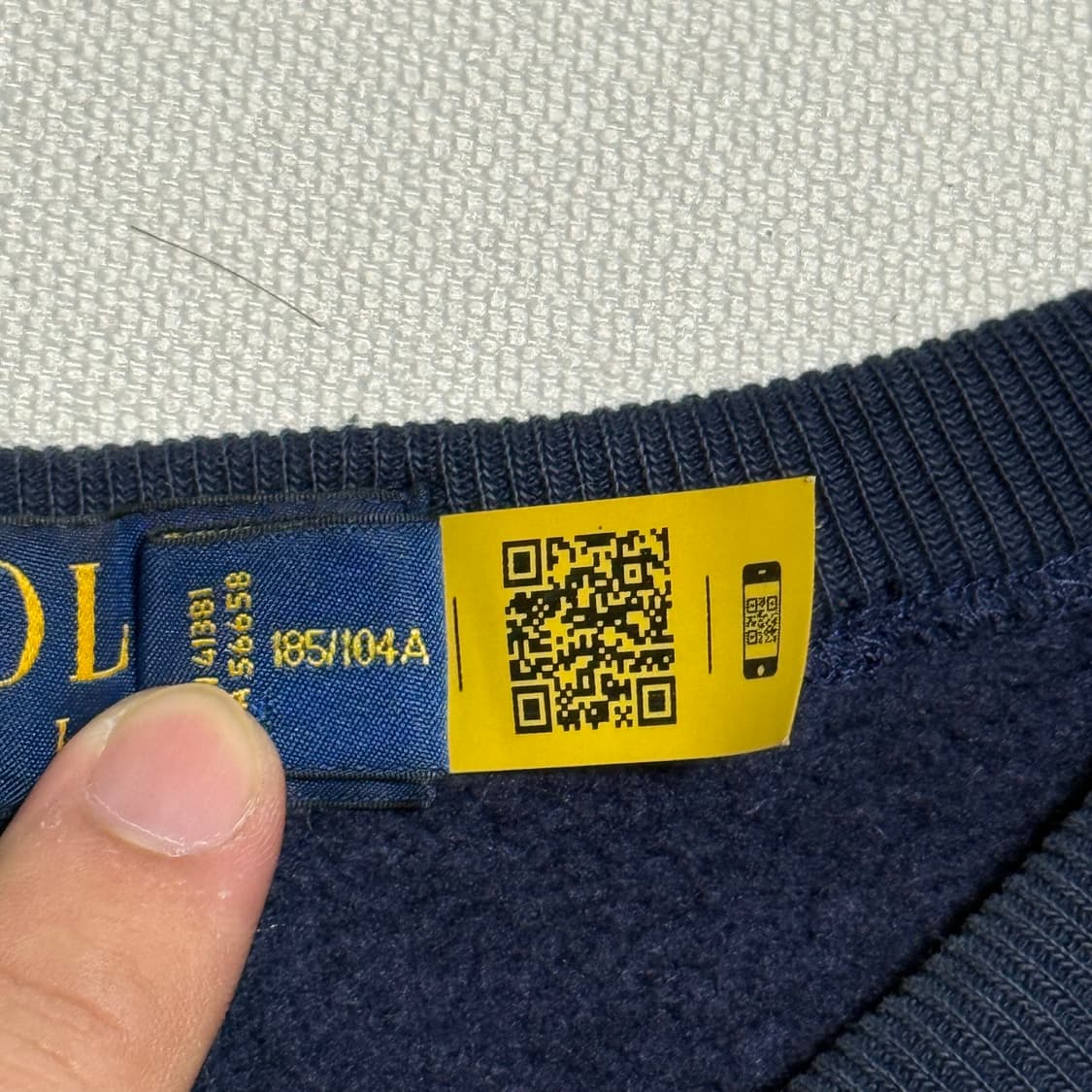 XL 폴로랄프로렌 빅 폴로 레터링 로고 맨투맨 상품이미지5