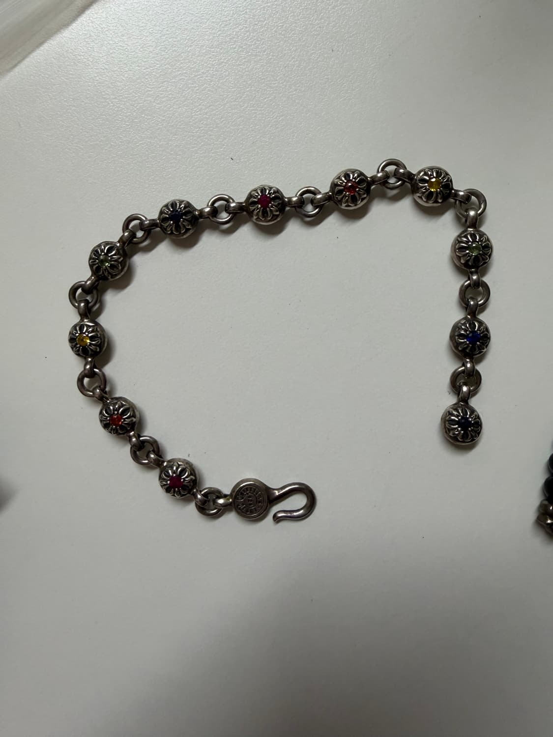 크롬하츠 크로스볼 멀티보석 팔찌 상품이미지3