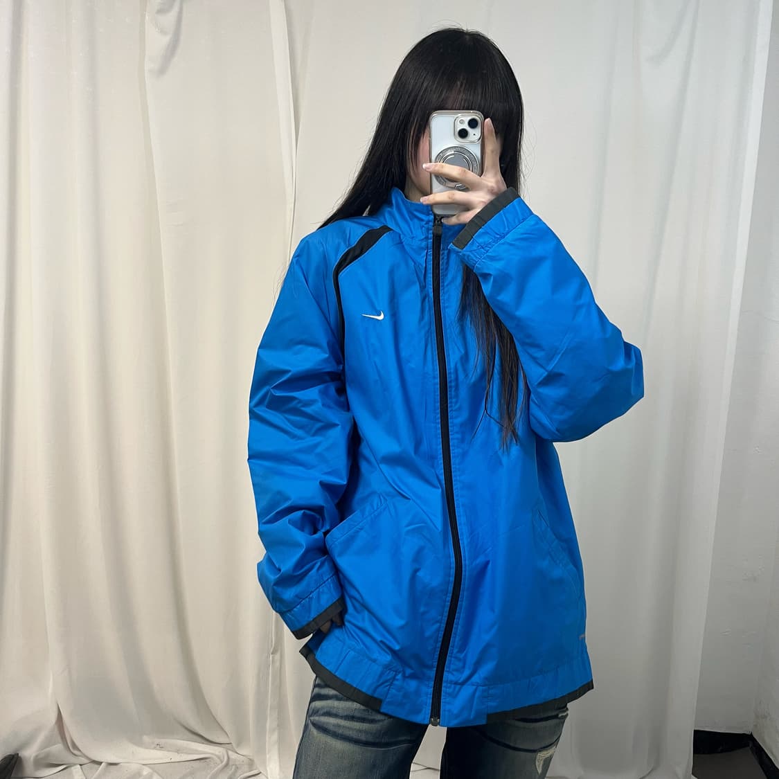 Nike blue windbreaker 상품이미지2