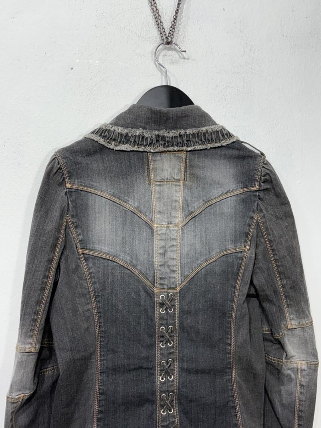 HIROKO KOSHINO Frill Denim Jacket  상품이미지6