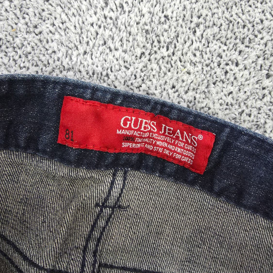 [76] 게스 진청 워싱 데님팬츠 0121J 상품이미지3