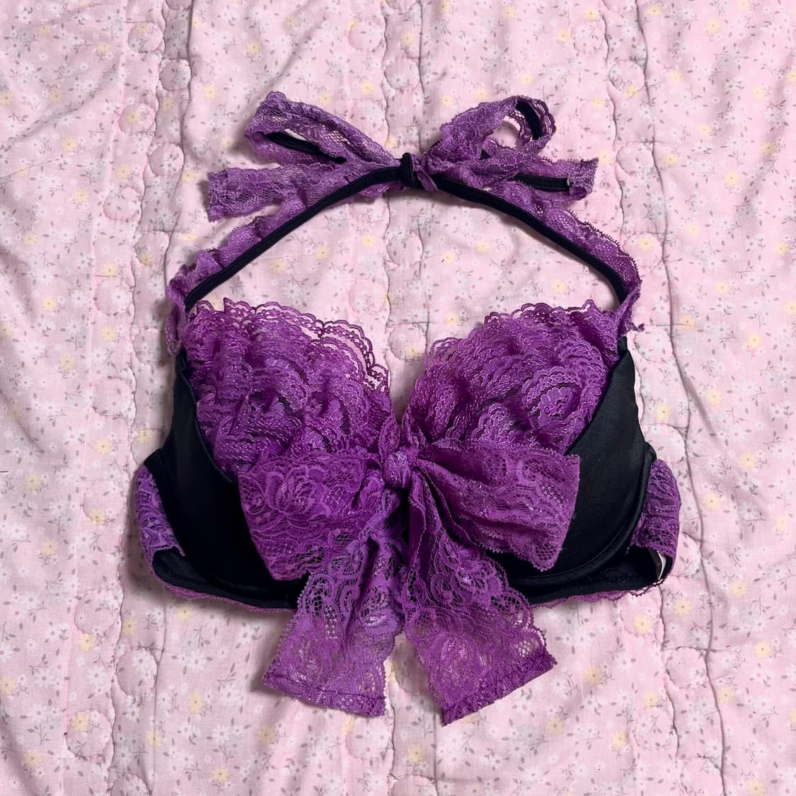 MA*RS 마즈 퍼플 레이스 리본 홀터 브라 히메 오네갸루 아게조MARS 상품이미지1