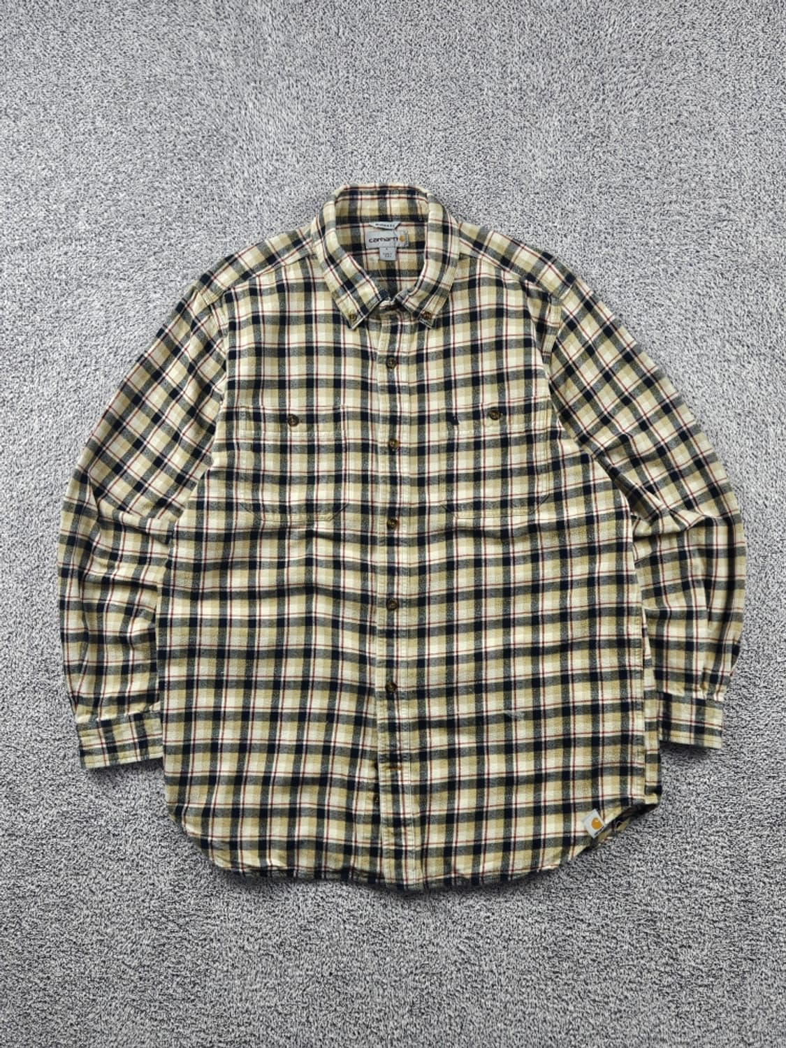칼하트 체크 패턴 포켓 워크 셔츠 / 11275 상품이미지1