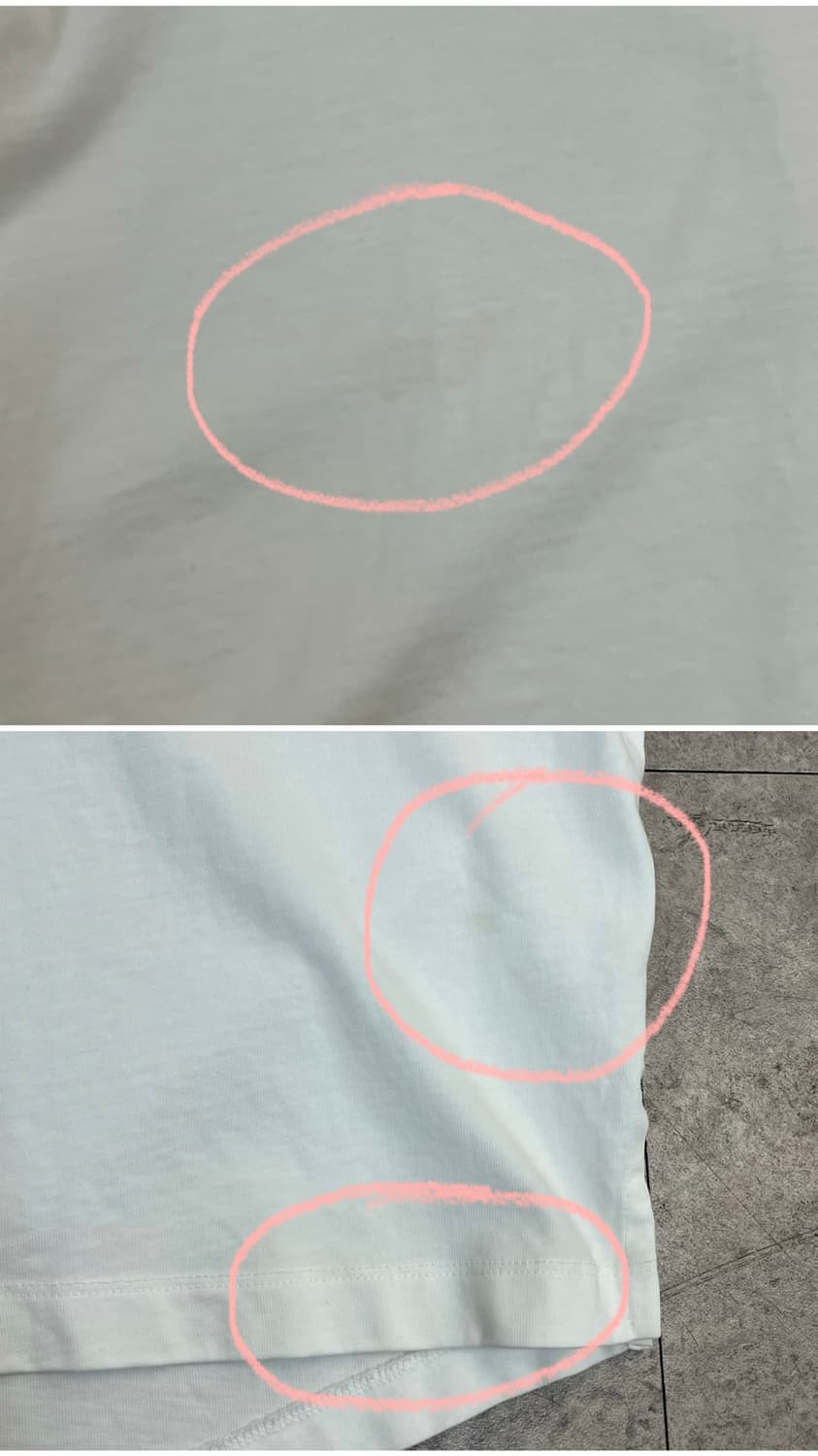 코스 크롭 반팔티 화이트 XS #csz3634 상품이미지5