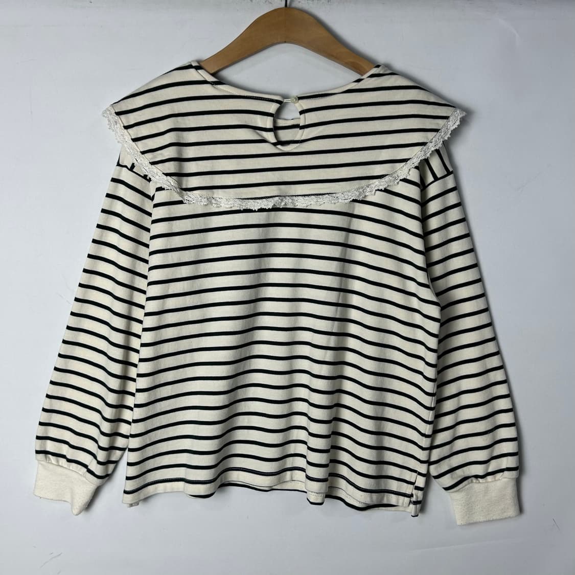 [SM2] 사만사모스2 모리걸 세일러카라 스트라이프 긴팔티셔츠 상품이미지2