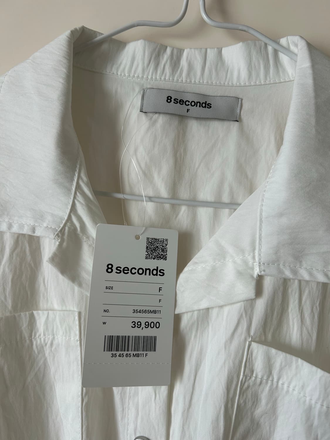 나일론 블라우스 화이트 상품이미지6