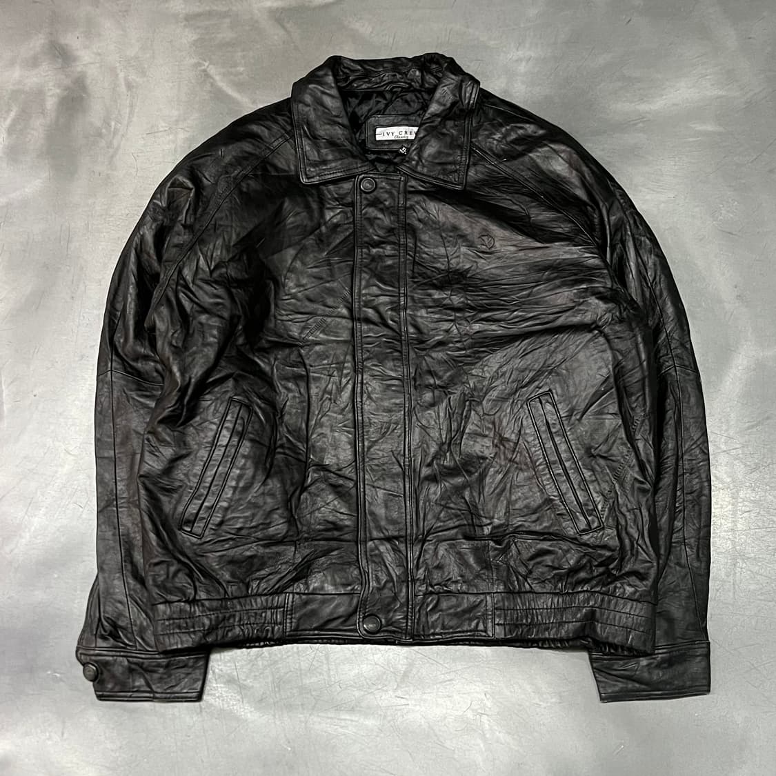  아이비크루 레더 봄버 자켓 y15012 상품이미지1