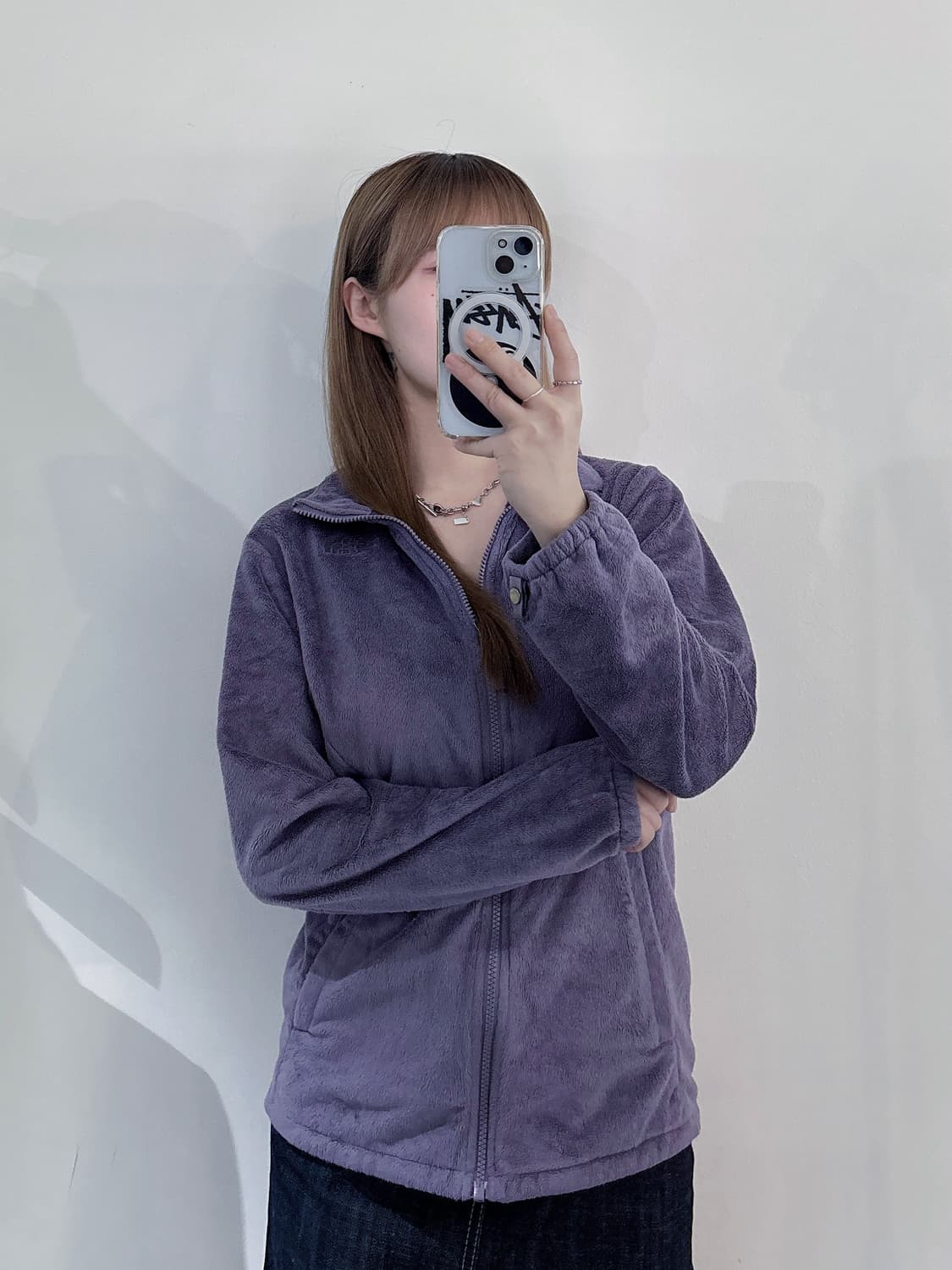 노스페이스 바이올렛 후리스 집업 상품이미지2