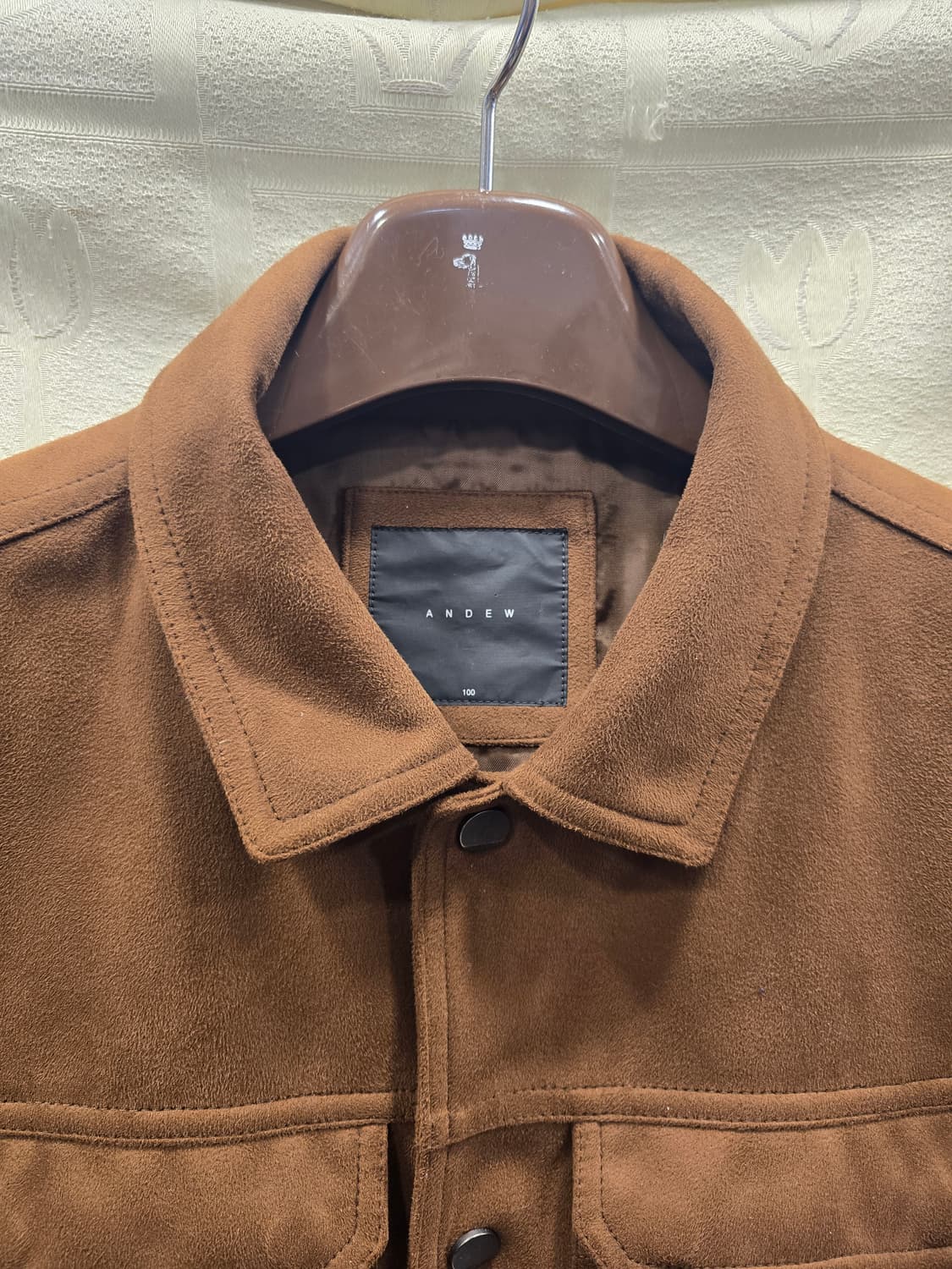 앤드류 ANDEW 남성 스웨이드 자켓 100 사이즈 상품이미지2