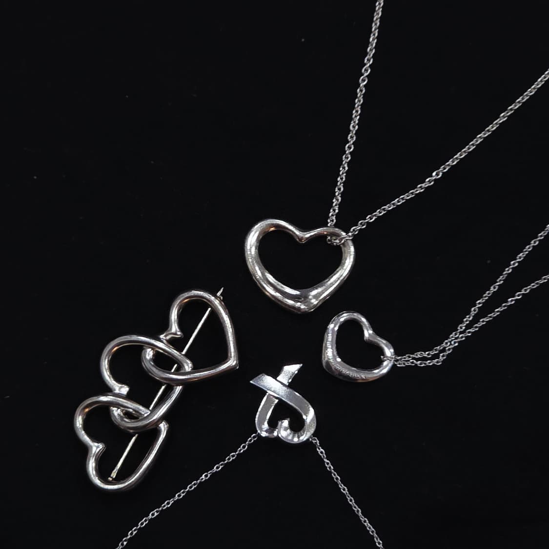 (~연말까지 할인가)티파니 트리플 오픈하트 브로치 상품이미지6