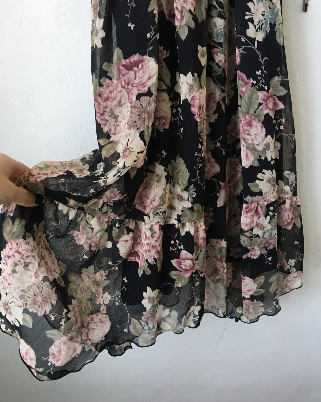 Rosa cheri flower pattern sleeveless one 상품이미지5