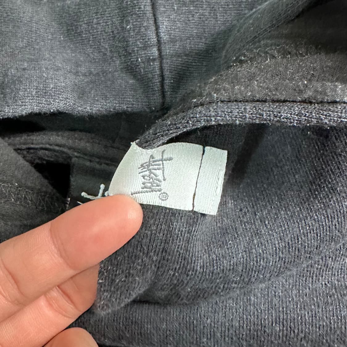 90s 스투시 스컬 헤드폰 후드티 상품이미지7