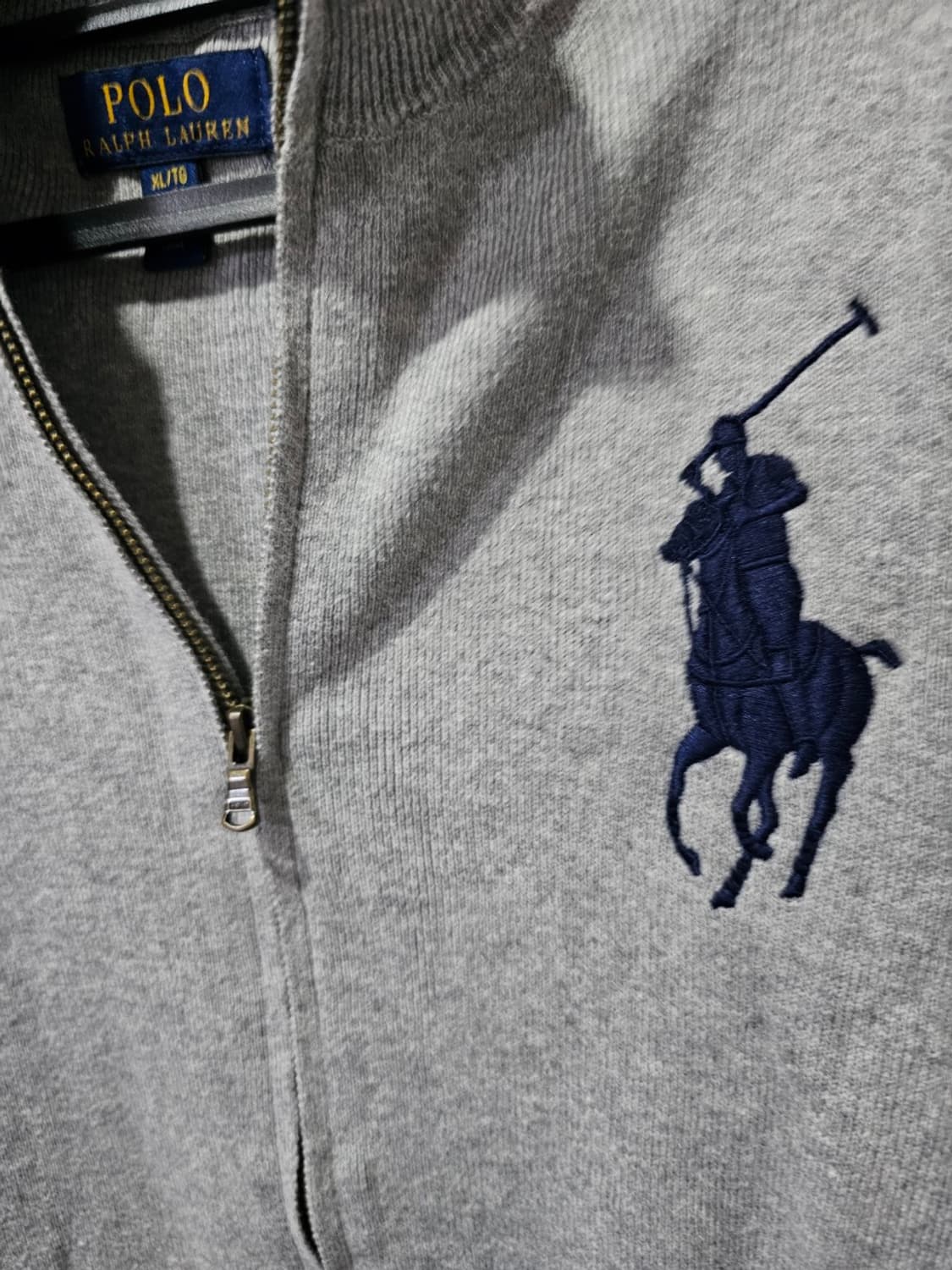 폴로 그레이 빅포니 니트집업 95 / M 상품이미지3