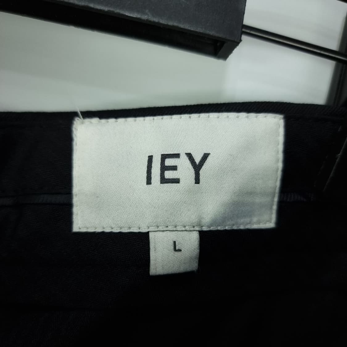 [이에이] 투턱 루즈핏 와이드 팬츠 블랙 M19869 상품이미지6