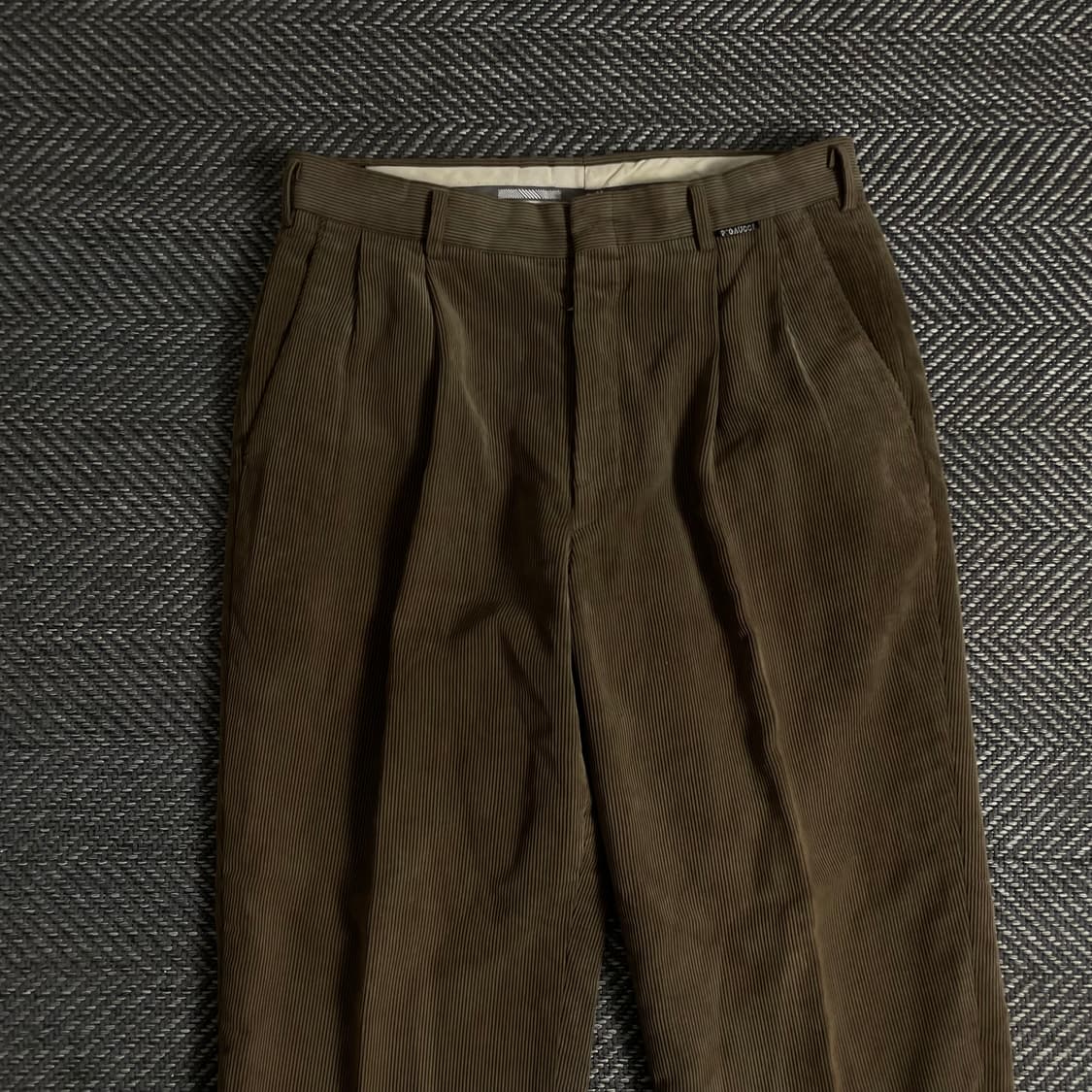 CAUCCI 브라운 코듀로이 와이드 팬츠y 3371 상품이미지4