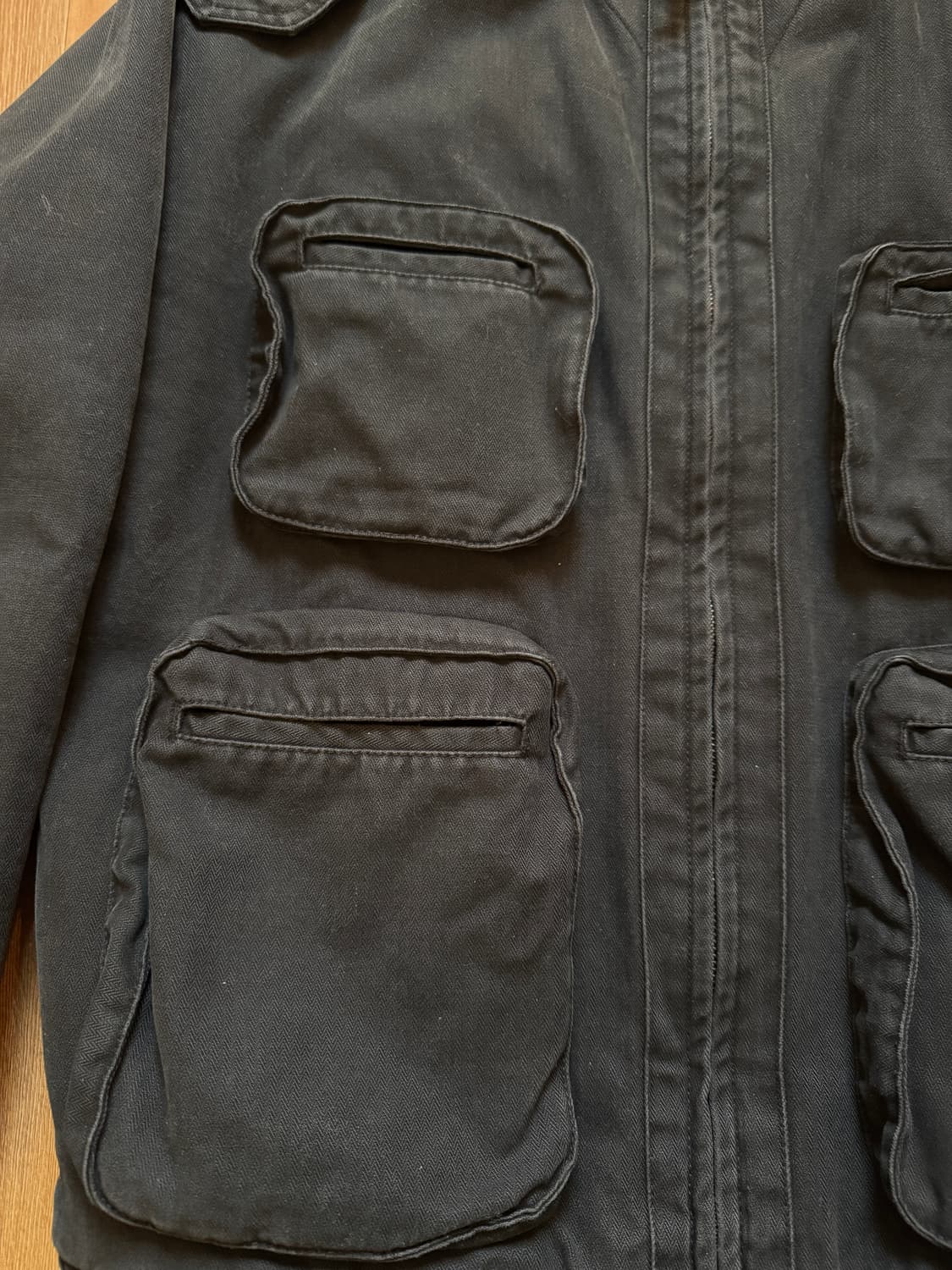 90s 아르마니 아카이브 멀티 포켓 코튼 점퍼 상품이미지2