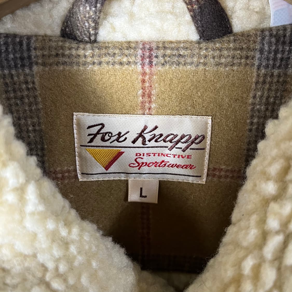 [Fox Knapp] USA 플란넬 숄카라 울 자켓 상품이미지4