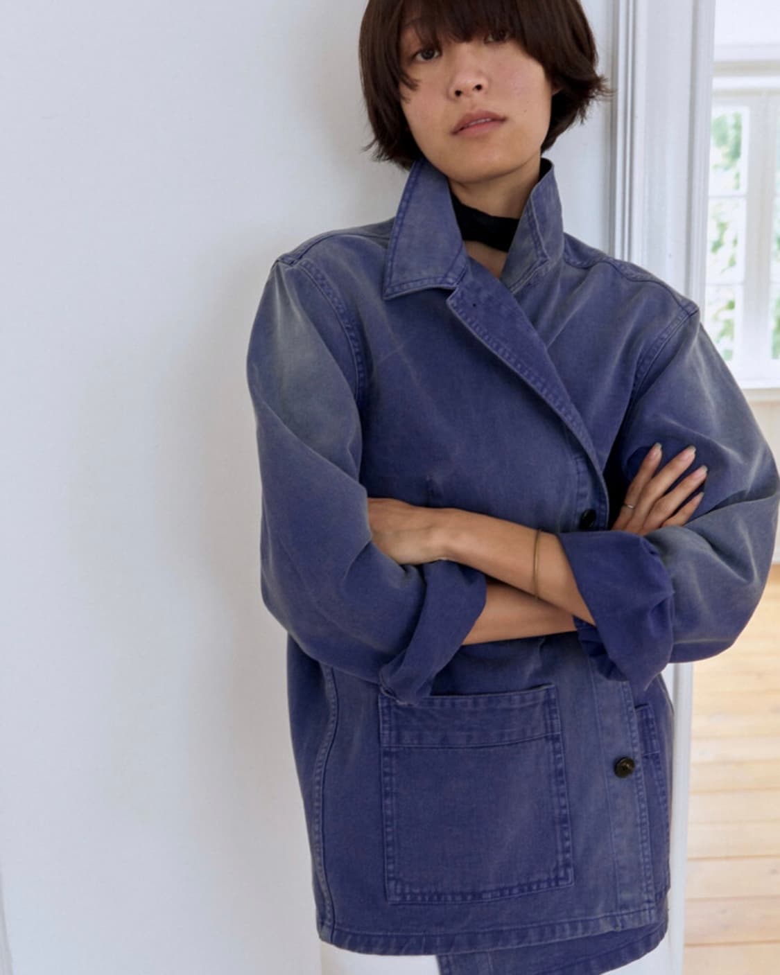 Pkby Washed Painter Jacket Blue m 상품이미지2