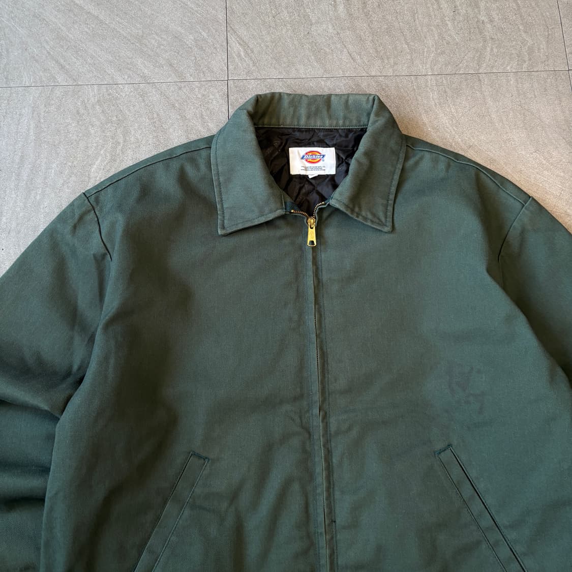 디키즈 정품 아이젠하워 누빔 그린 워크 자켓  상품이미지2