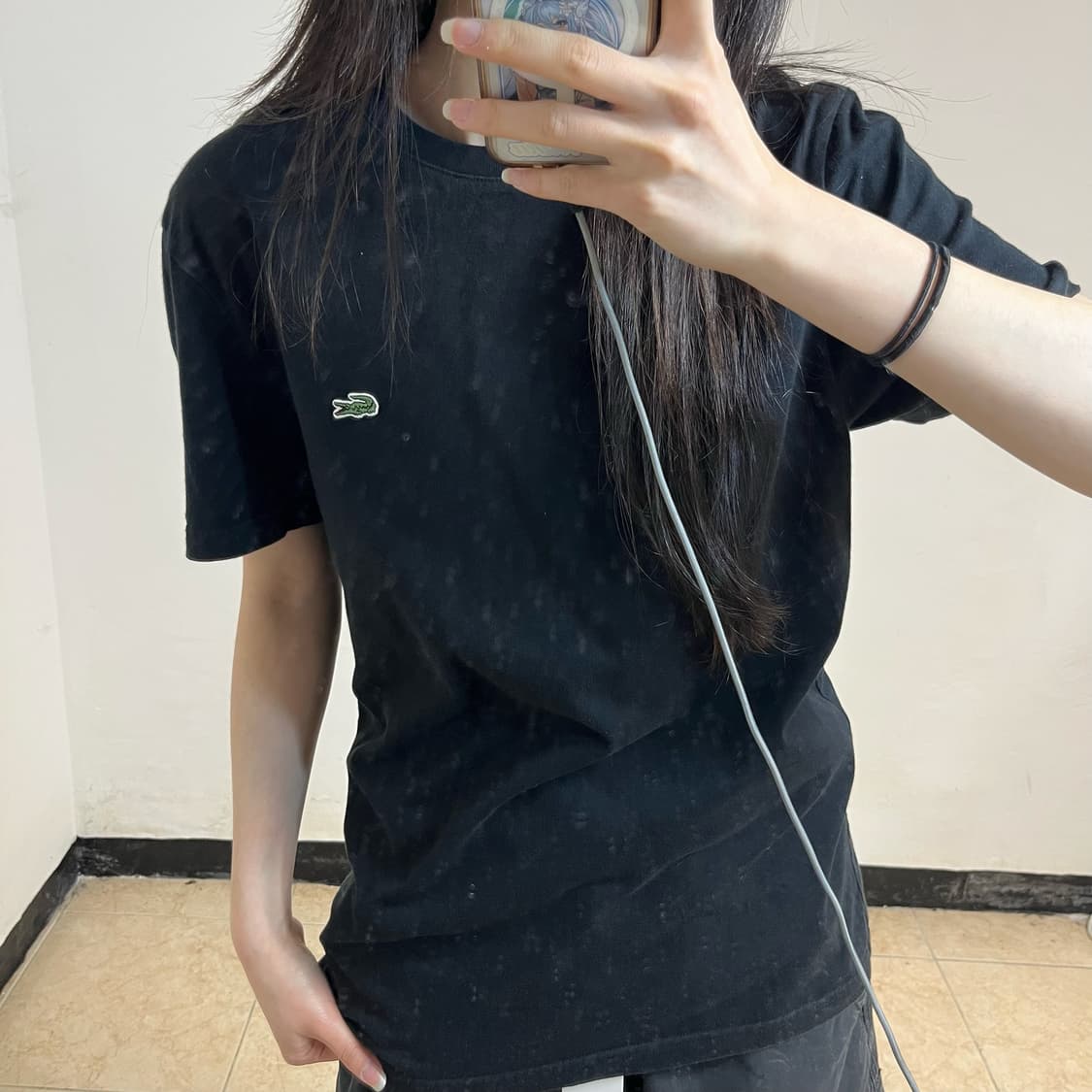 Lacoste Black T-Shirt 상품이미지3