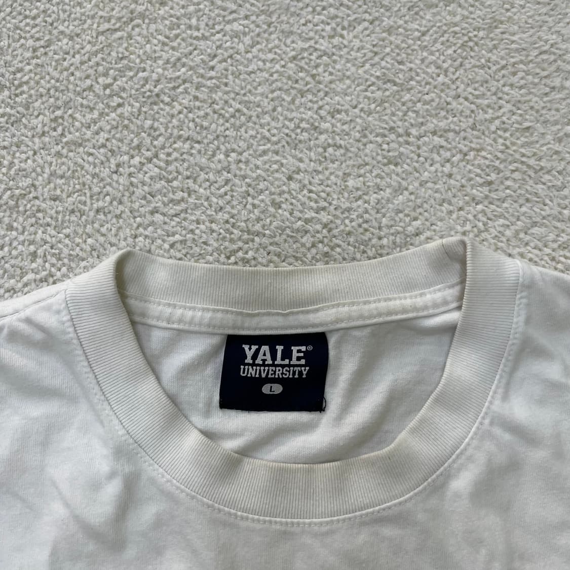 L 예일 스몰로고 반팔 티셔츠 0331M 상품이미지2