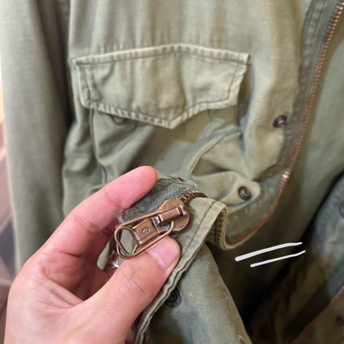 80s M-65 오리지널 미군  필드 자켓  상품이미지7