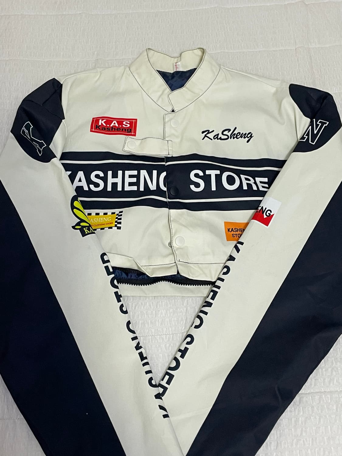 레이서 크롭 자켓 바람막이 상품이미지2