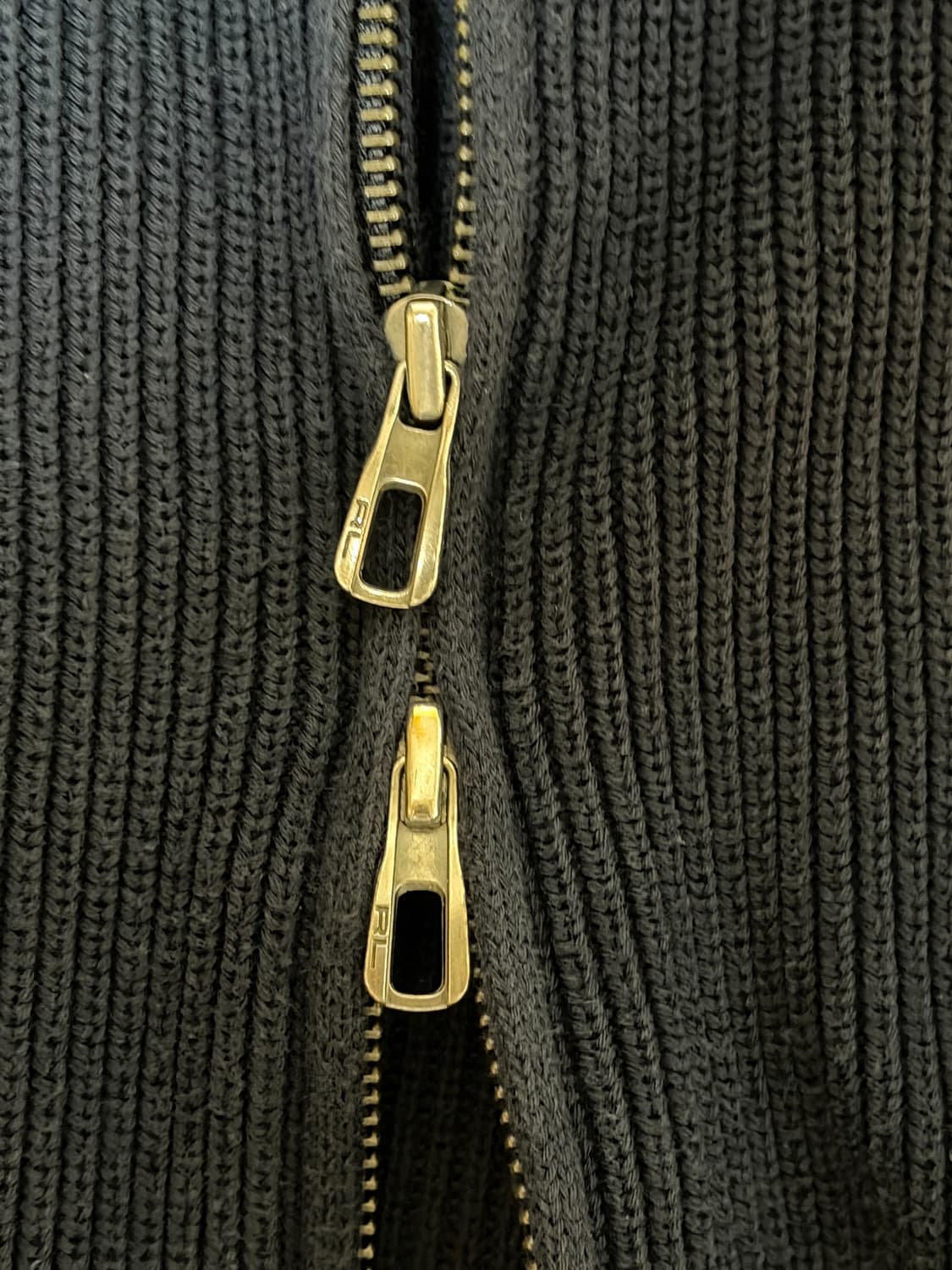 (M)폴로 네이비 니트 풀집업 (새상품급) 상품이미지4