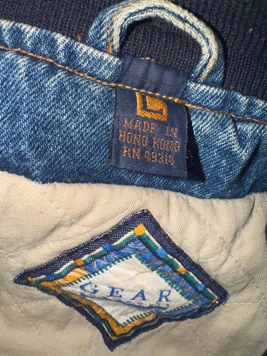 기어 포 스포츠 90s 바시티 데님 자켓 상품이미지2