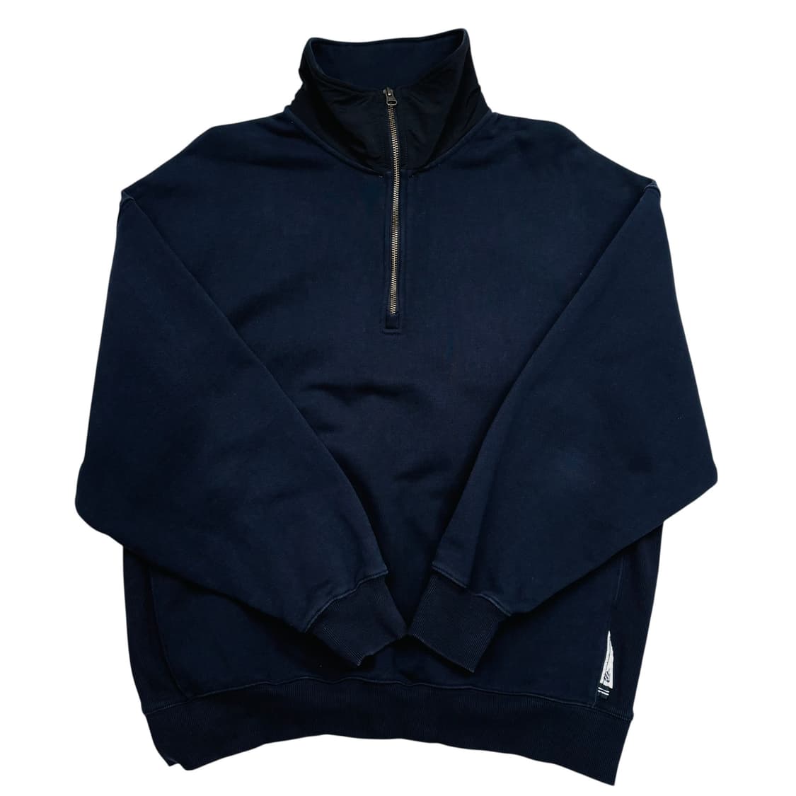 노티카 빈티지 네이비 집업 스웻셔츠 XL 상품이미지1