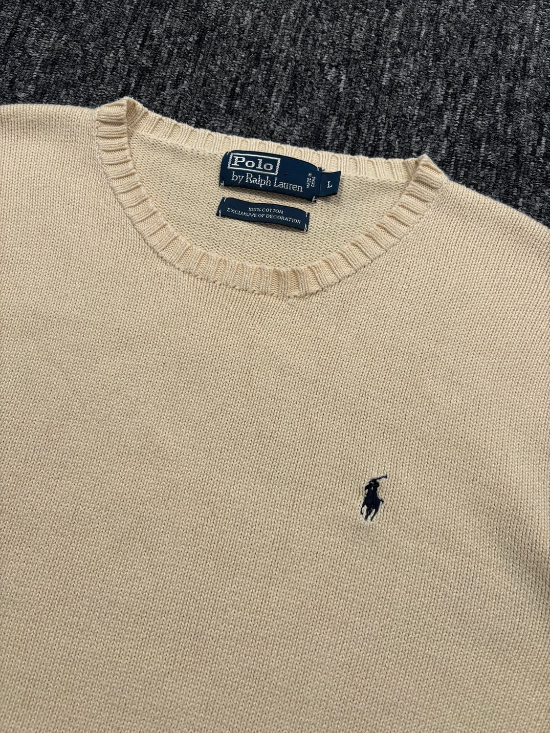 폴로 코튼 니트 상품이미지5