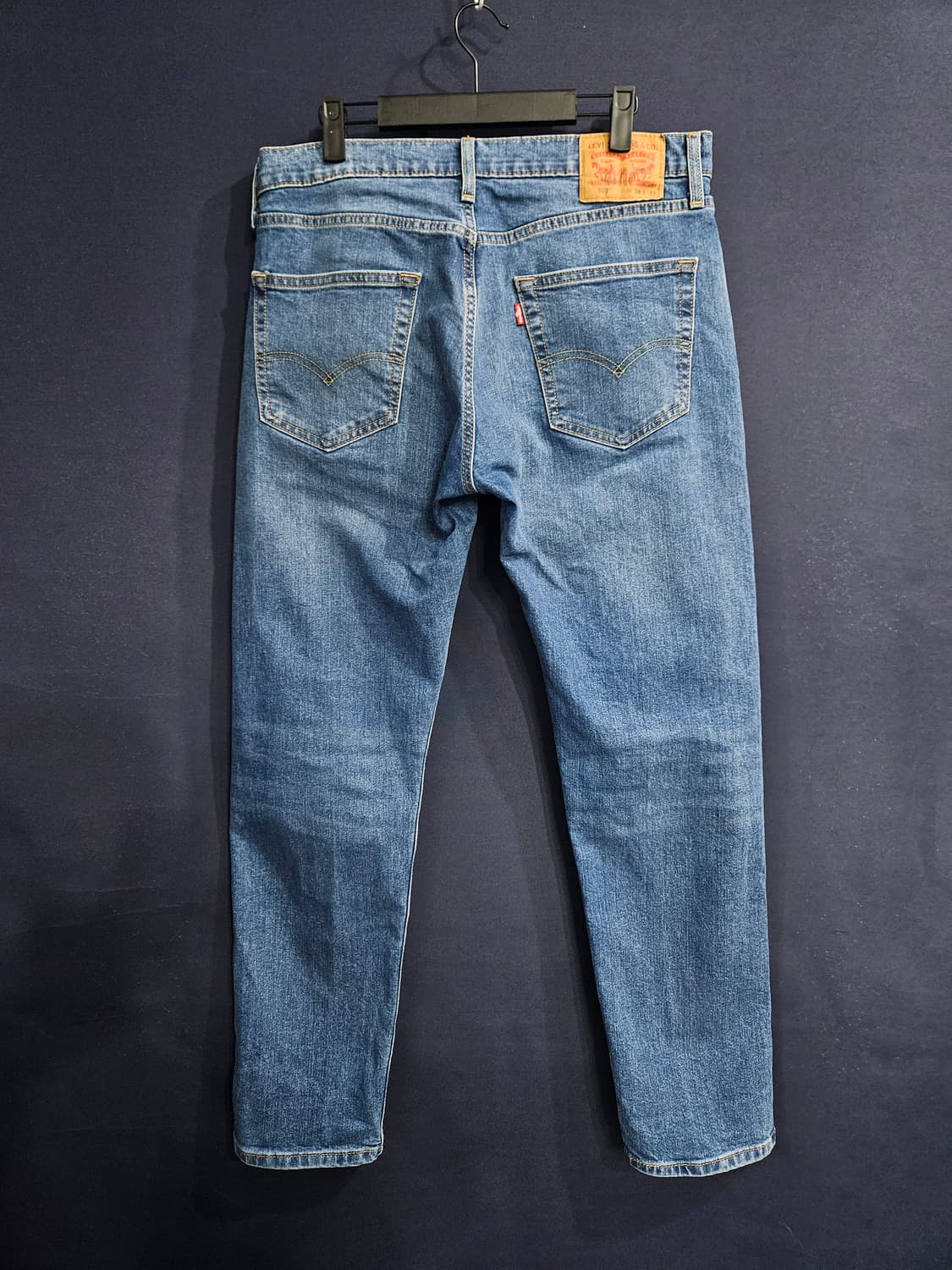 리바이스 502 블루 남성 허리 34 스판 데님팬츠  상품이미지2