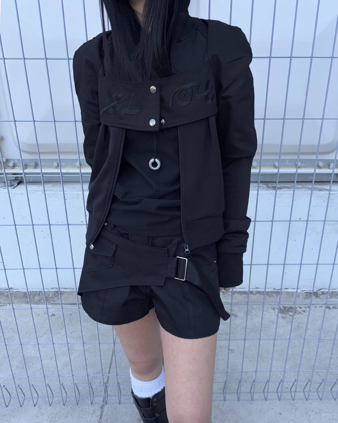 0104 FLAP EMBROIDERY JERSEY ZIP-UP 상품이미지7