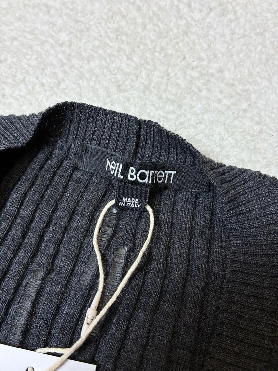 닐바렛 빈티지드 메리노울 니트 가디건 PN6447 상품이미지3