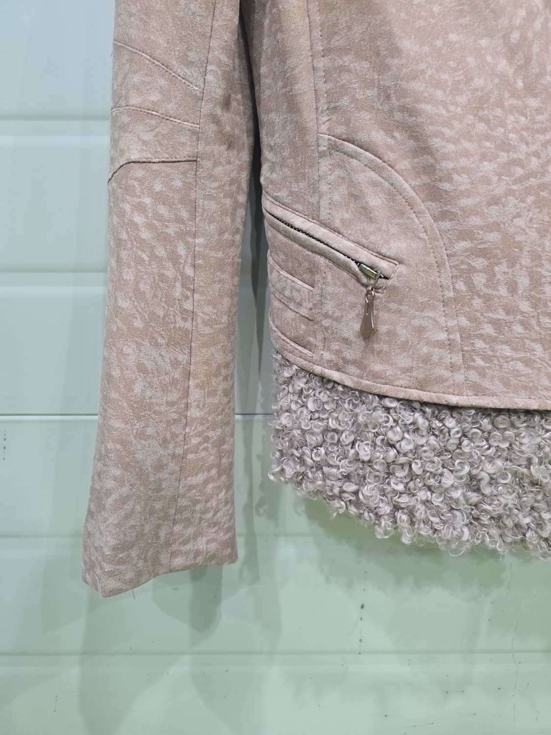 DIU 퍼 자켓 라이더 스타일 상품이미지2