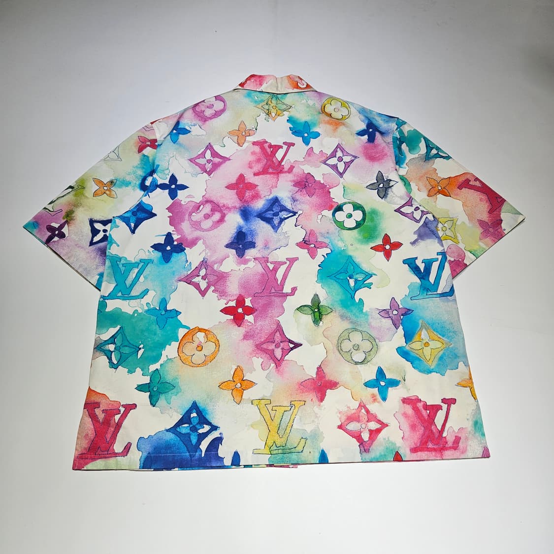 루이비통 워터컬러 모노그램 반팔 셔츠[3L] 상품이미지4