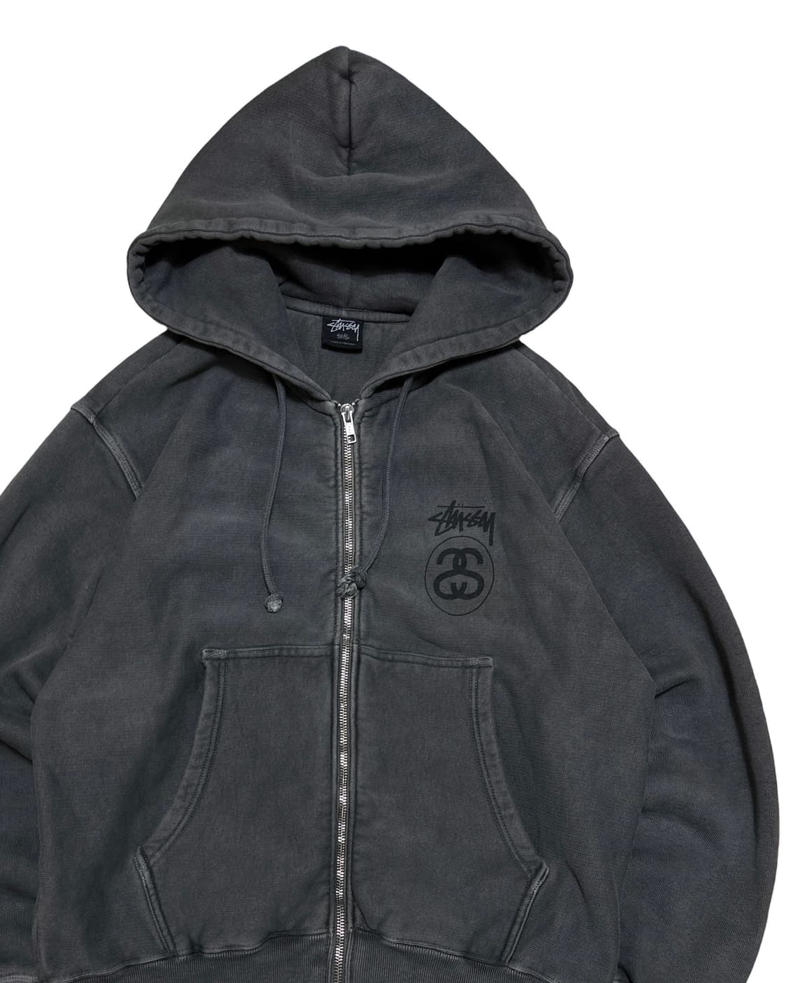 스투시 스탁 링크 피그먼트 후드집업 상품이미지4