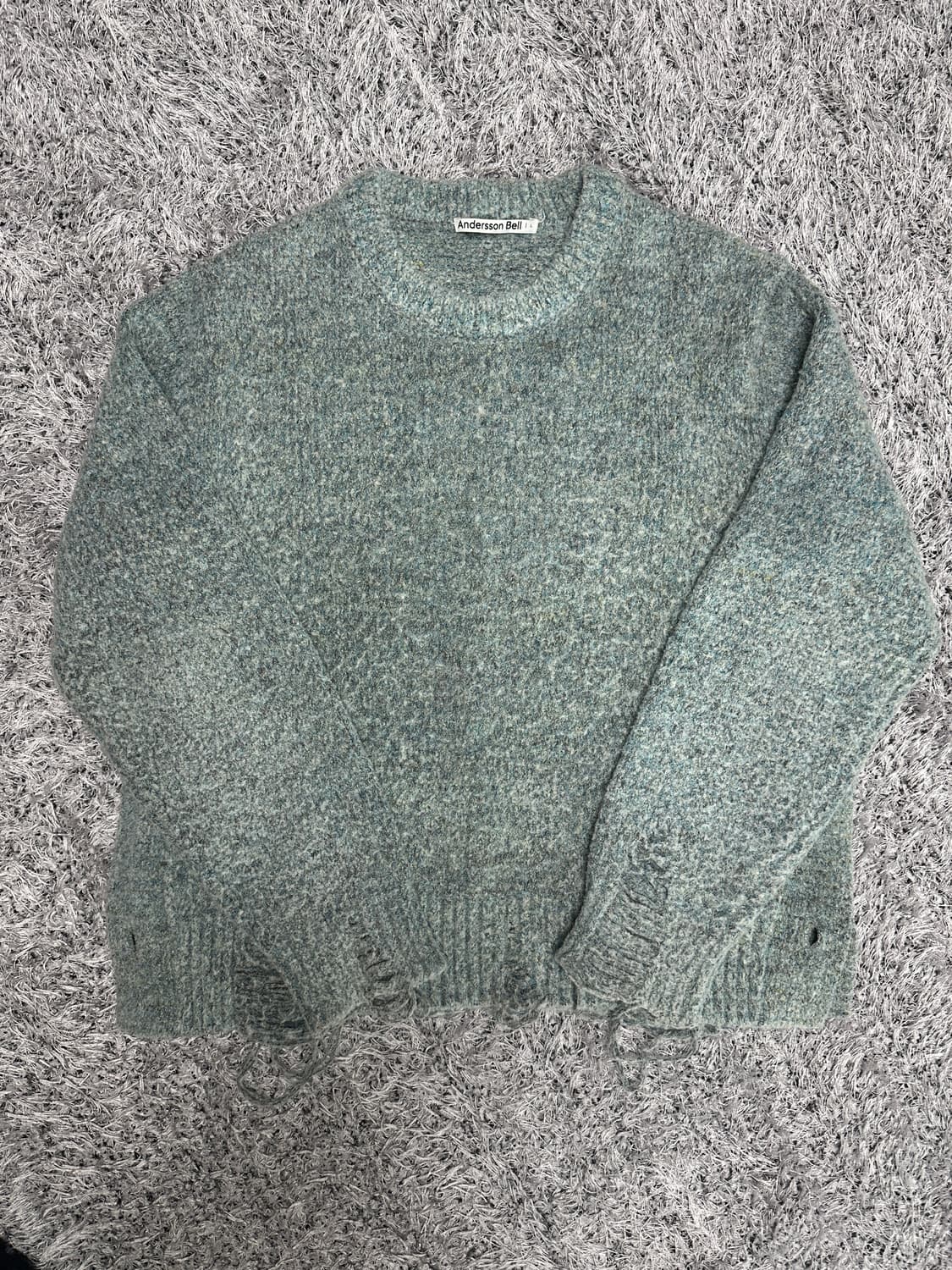 앤더슨벨 데미지 니트 L 상품이미지1