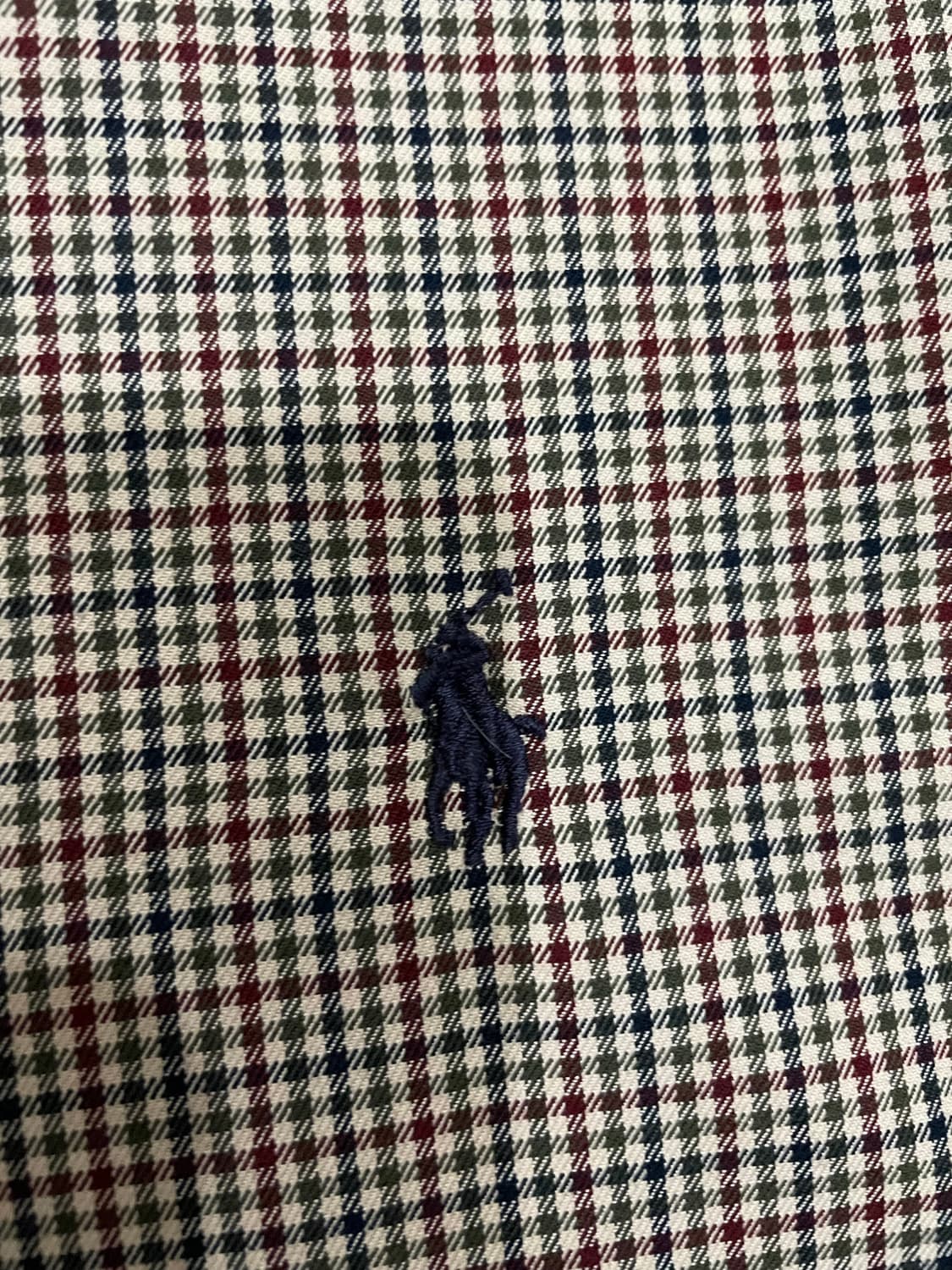 폴로 랄프로렌 깅엄 체크 셔츠 상품이미지4