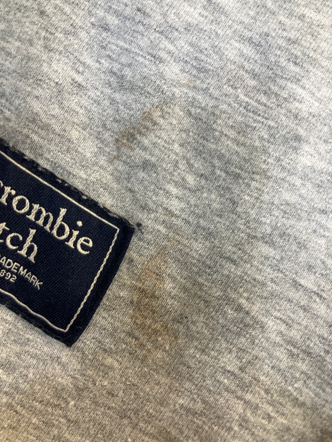 아베크롬비 그레이 라인 후드티 M 상품이미지5