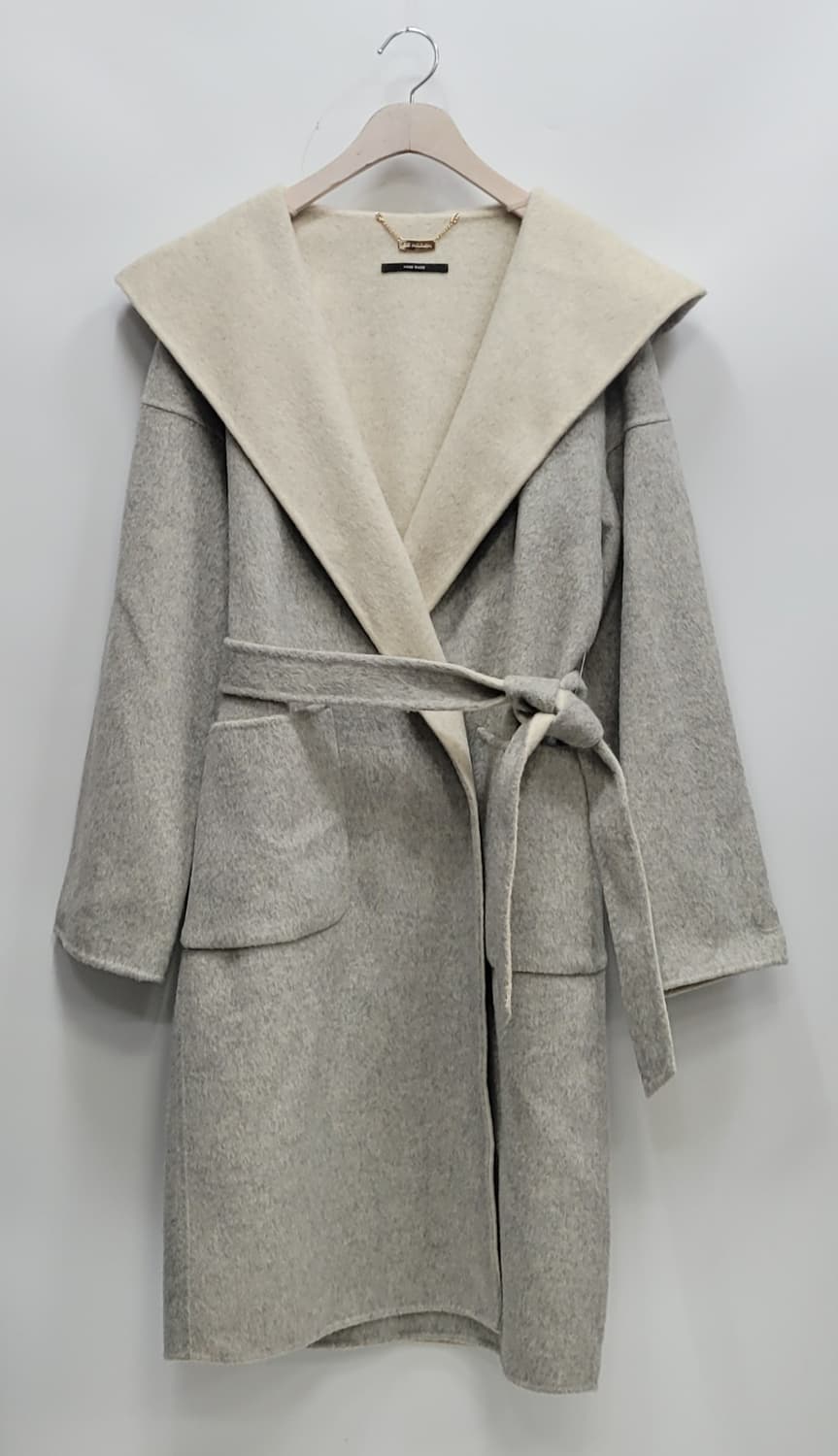 ES MODISH 핸드메이드 울 100% 빅후드 코트 / 여 FREE
 상품이미지2